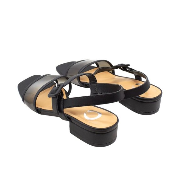 Journee Collection Women black Sandals - Picture 7 of 8